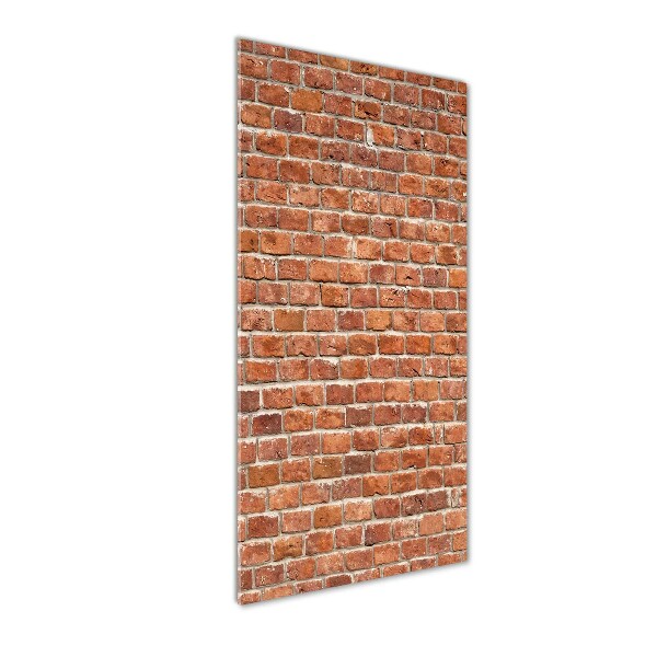 Acrylic glass print Brick wall