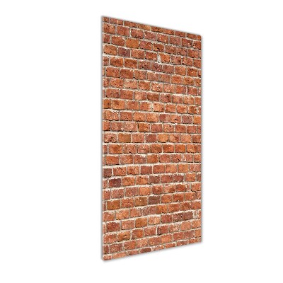 Acrylic glass print Brick wall