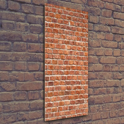 Acrylic glass print Brick wall