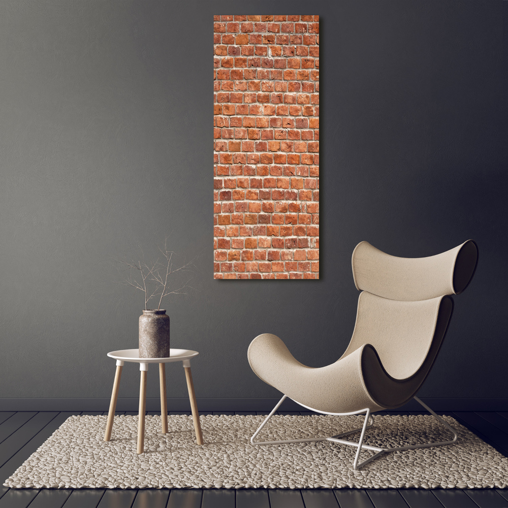 Acrylic glass print Brick wall