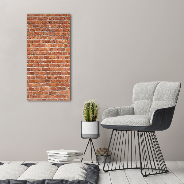 Acrylic glass print Brick wall