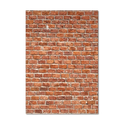 Acrylic glass print Brick wall