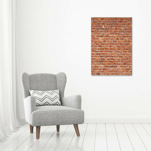 Acrylic glass print Brick wall