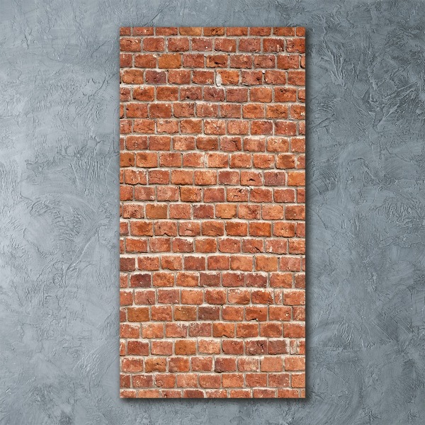 Acrylic glass print Brick wall