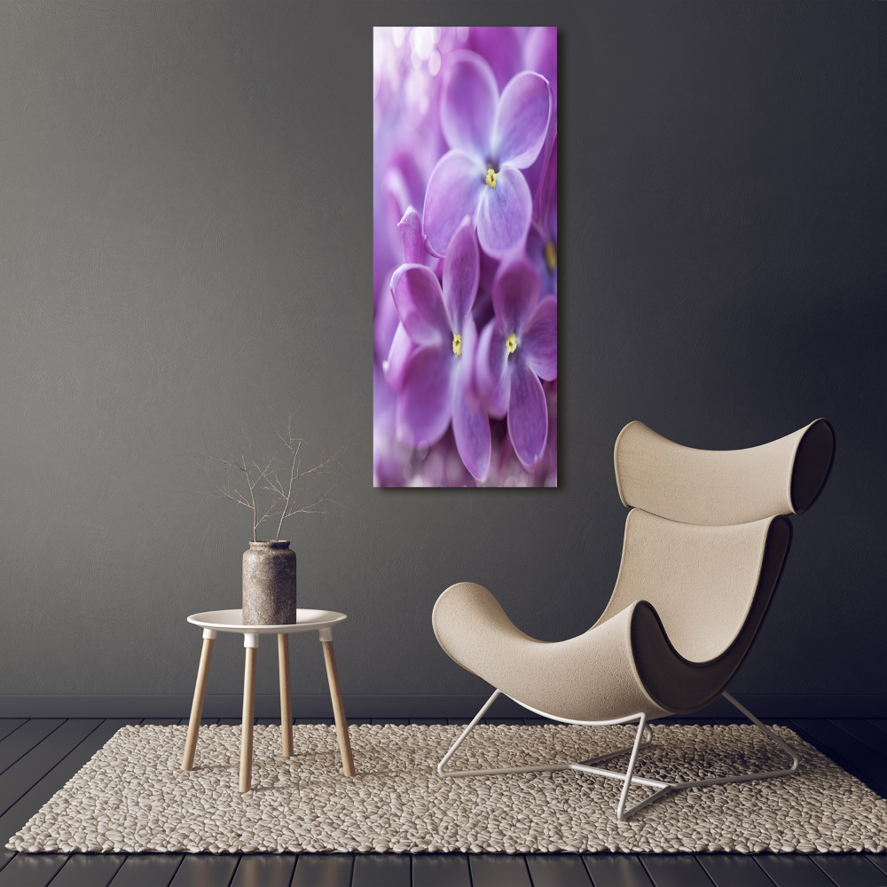 Print on acrylic Lilac flowers