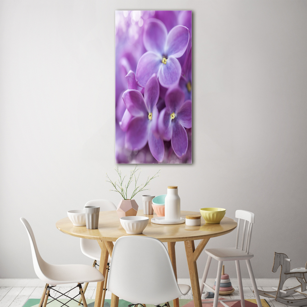 Print on acrylic Lilac flowers