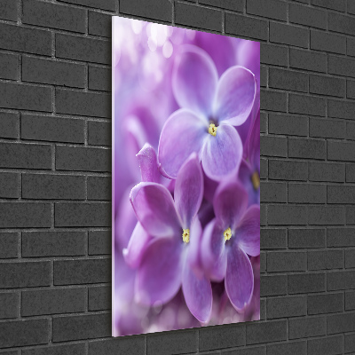 Print on acrylic Lilac flowers