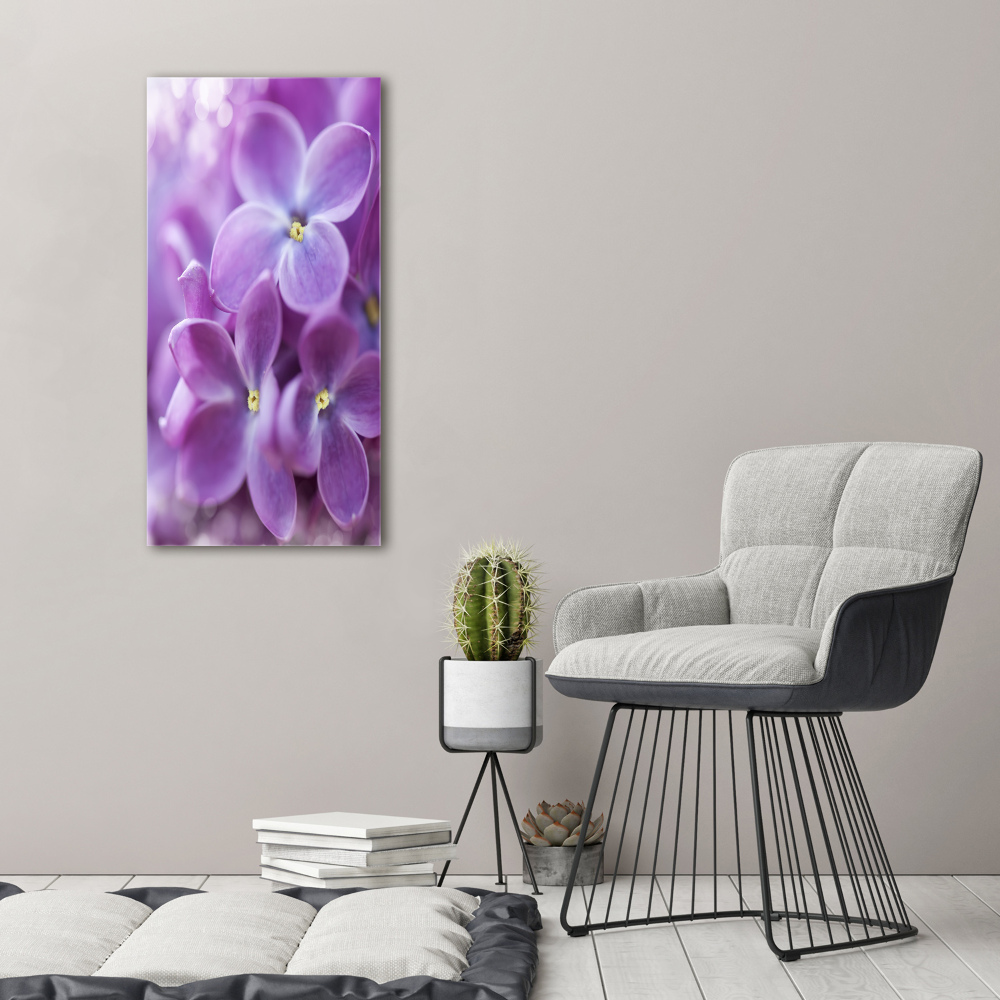 Print on acrylic Lilac flowers