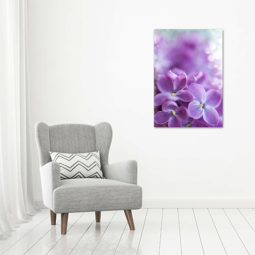 Print on acrylic Lilac flowers