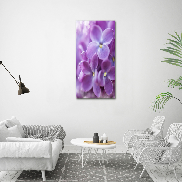 Print on acrylic Lilac flowers