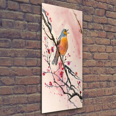 Print on acrylic Bird on a branch