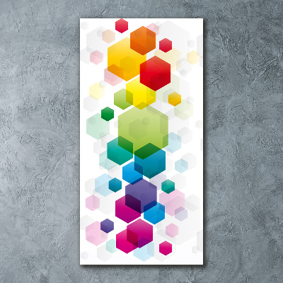 Print on acrylic Colorful cubes