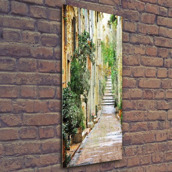 Print on acrylic Italian streets