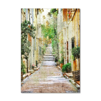 Print on acrylic Italian streets