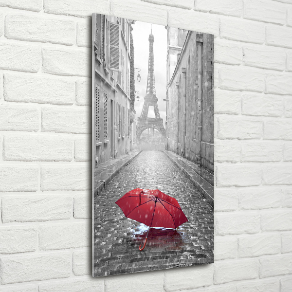 Wall art acrylic France umbrella