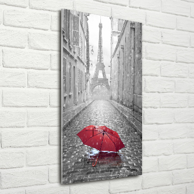 Wall art acrylic France umbrella