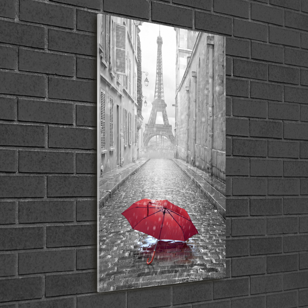 Wall art acrylic France umbrella