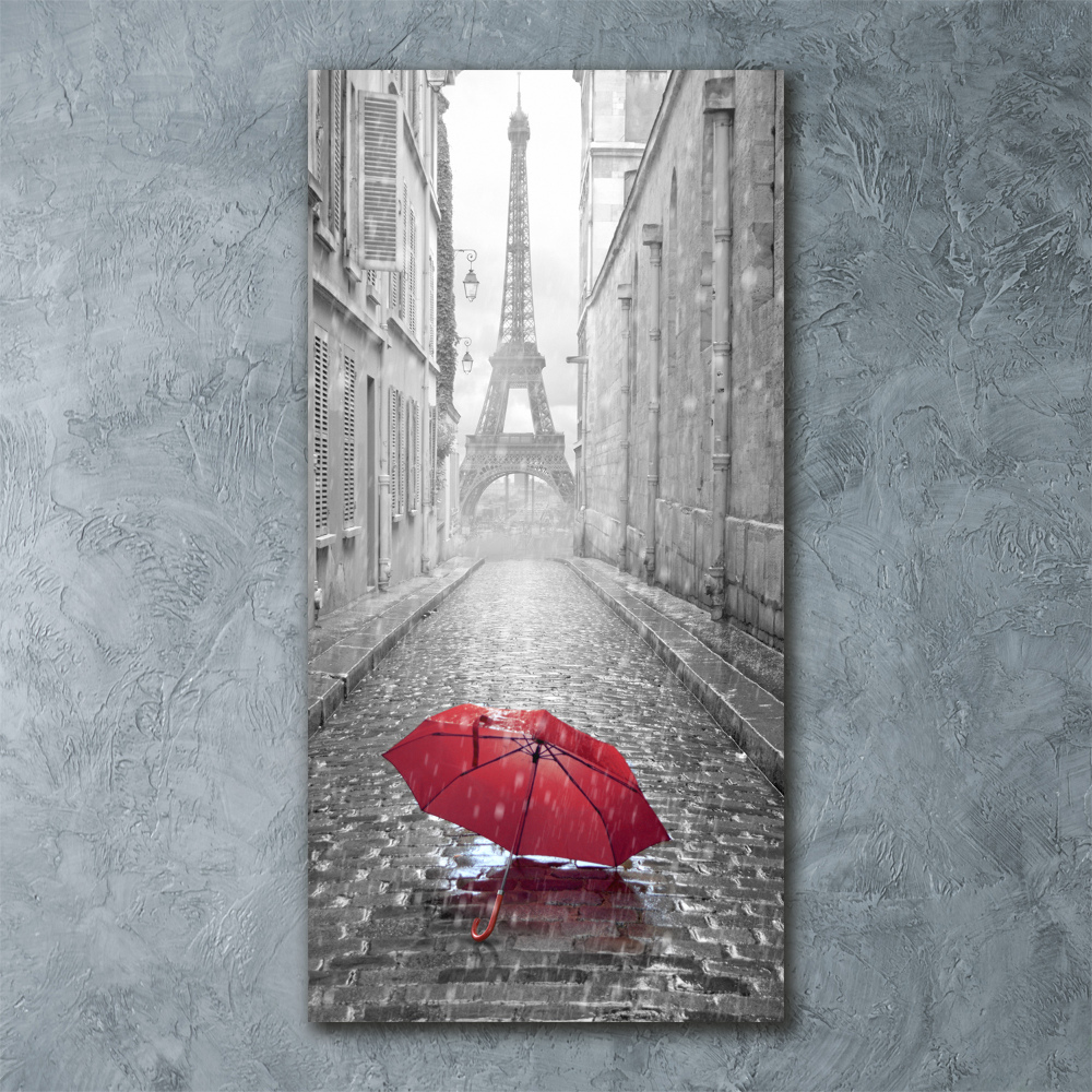 Wall art acrylic France umbrella