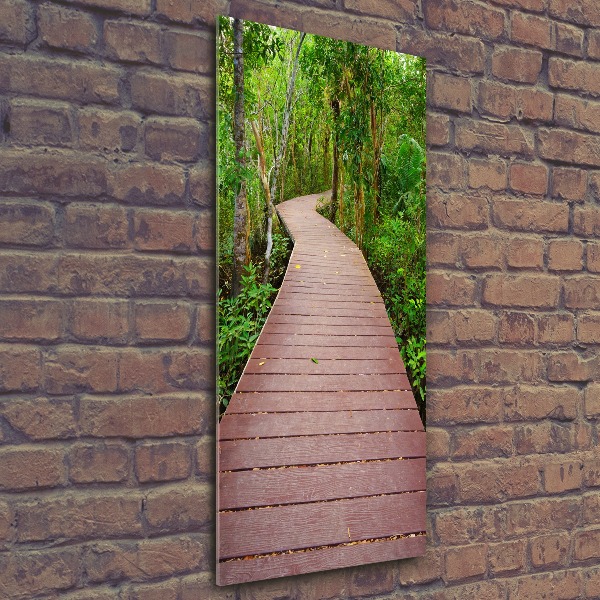 Wall art acrylic Path in the jungle