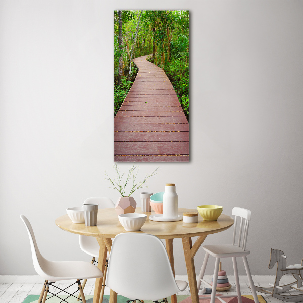 Wall art acrylic Path in the jungle