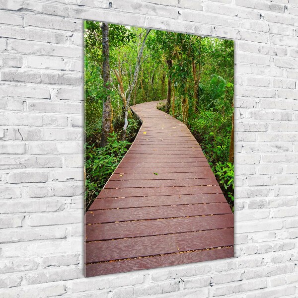 Wall art acrylic Path in the jungle