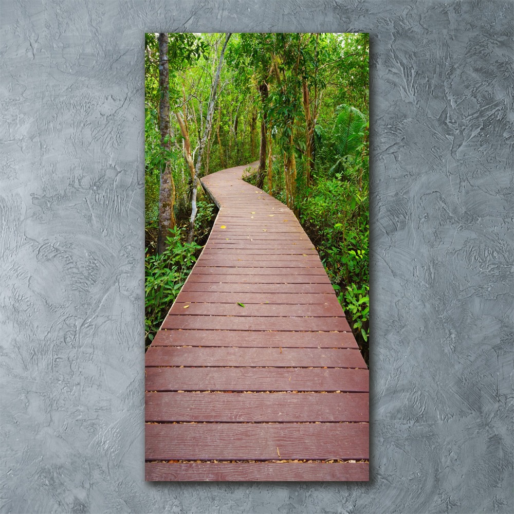 Wall art acrylic Path in the jungle