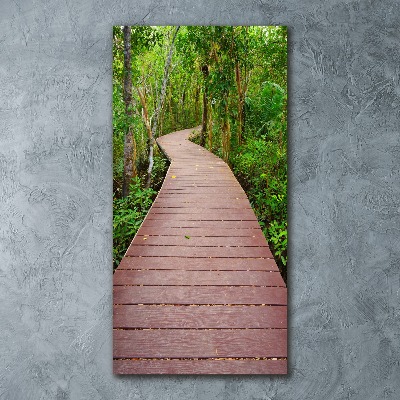 Wall art acrylic Path in the jungle