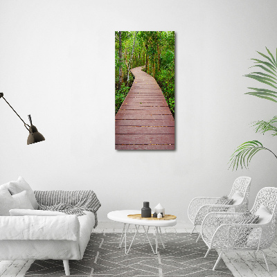 Wall art acrylic Path in the jungle