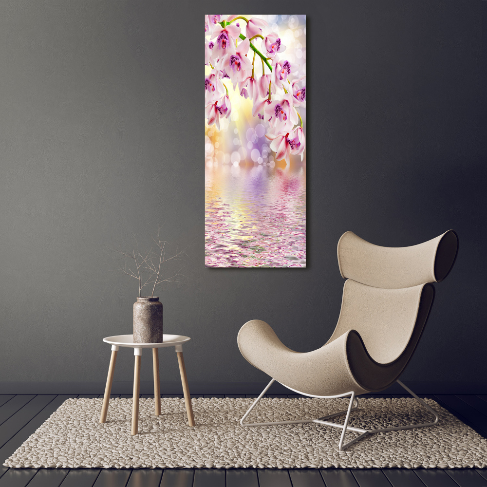 Wall art acrylic Orchid