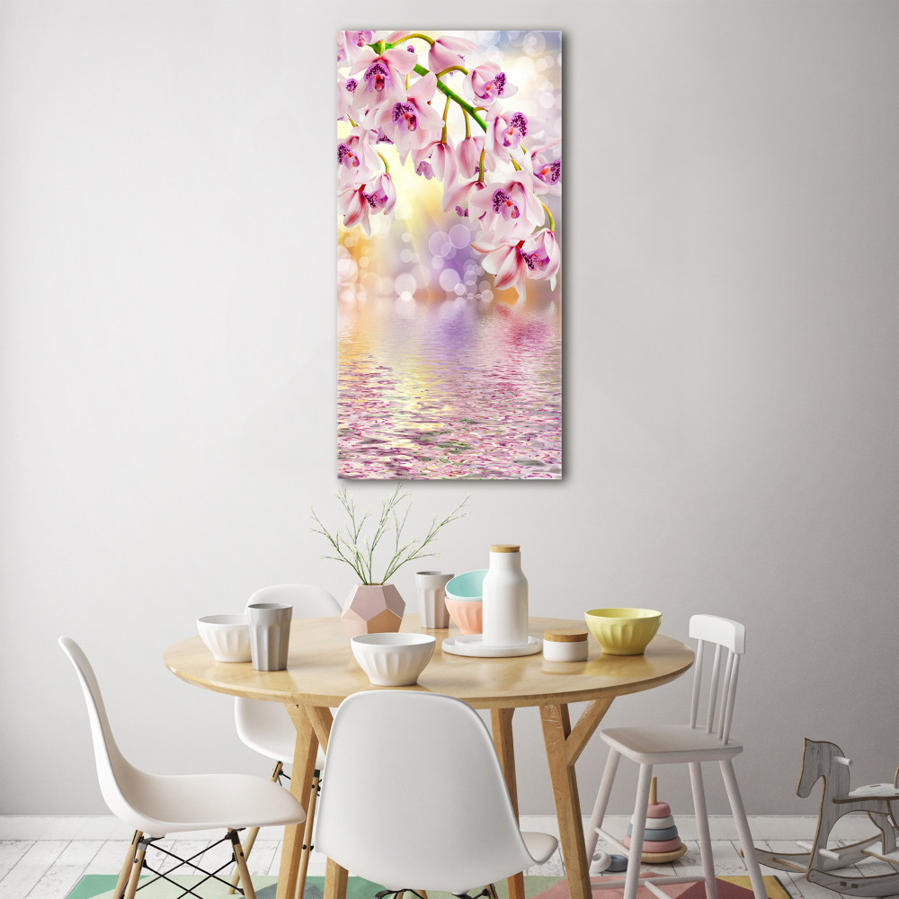 Wall art acrylic Orchid