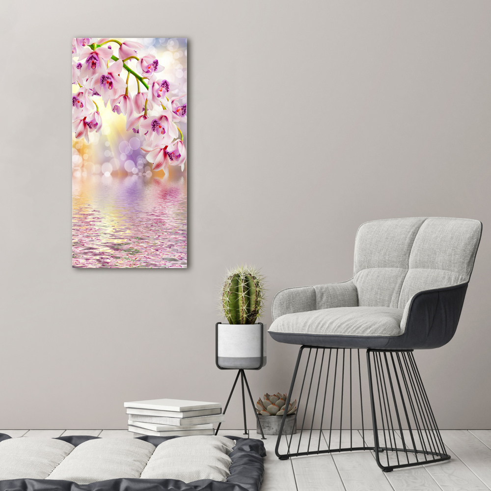 Wall art acrylic Orchid