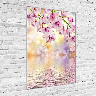 Wall art acrylic Orchid