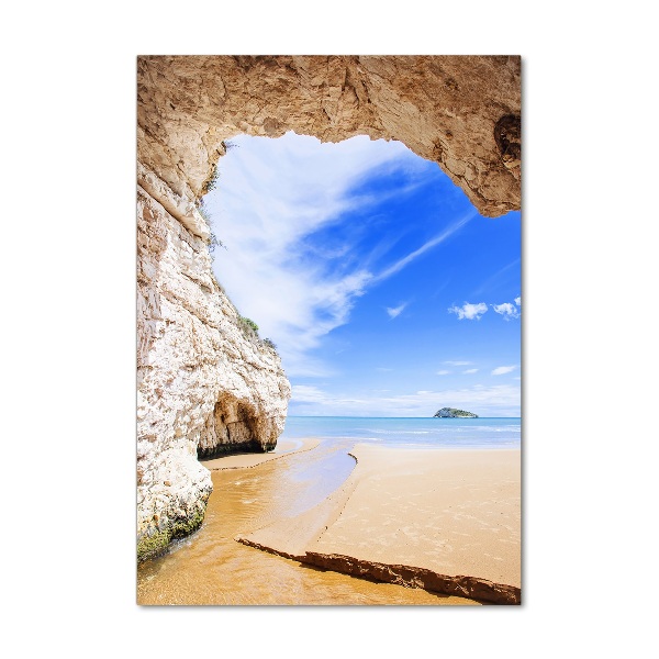 Print on acrylic Cave by the sea