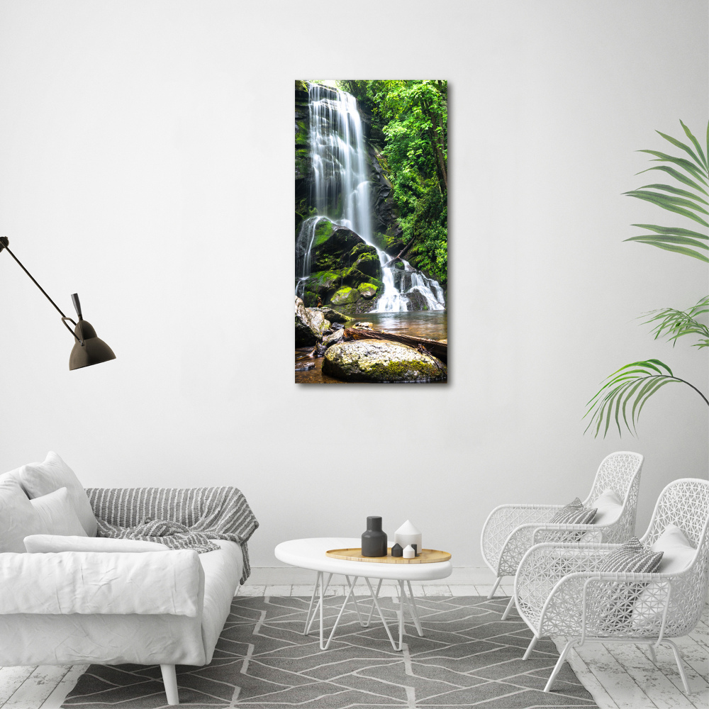 Print on acrylic Waterfall in the jungle