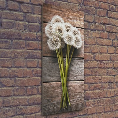 Acrylic wall art Dandelion bouquet