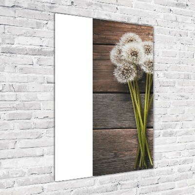 Acrylic wall art Dandelion bouquet