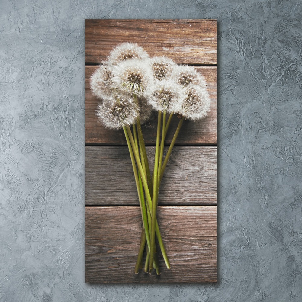 Acrylic wall art Dandelion bouquet