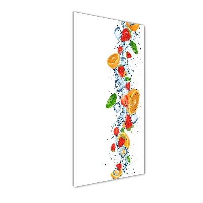 Acrylic print Fruit and ice