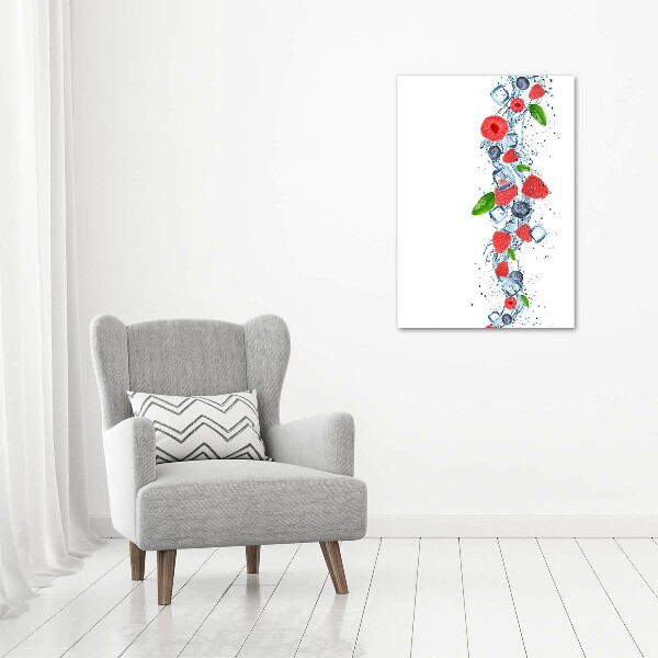 Acrylic print Forest fruits and ice