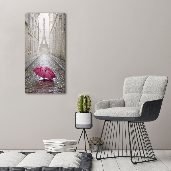 Acrylic wall art France umbrella