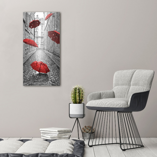 Acrylic wall art France umbrella