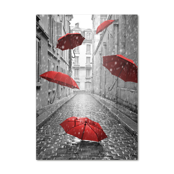 Acrylic wall art France umbrella