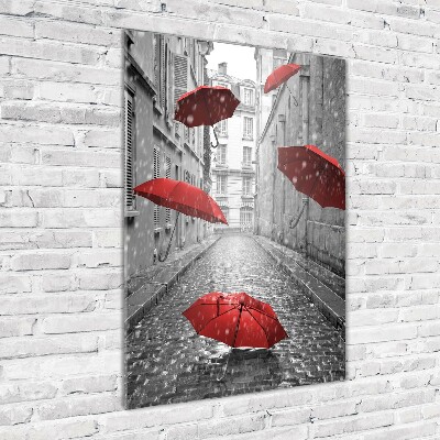 Acrylic wall art France umbrella