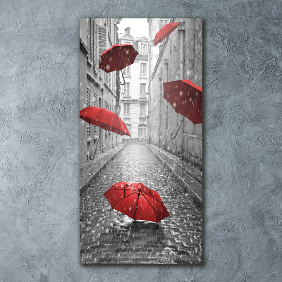 Acrylic wall art France umbrella