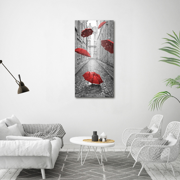 Acrylic wall art France umbrella