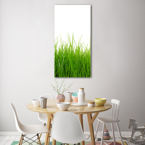 Print on acrylic green grass