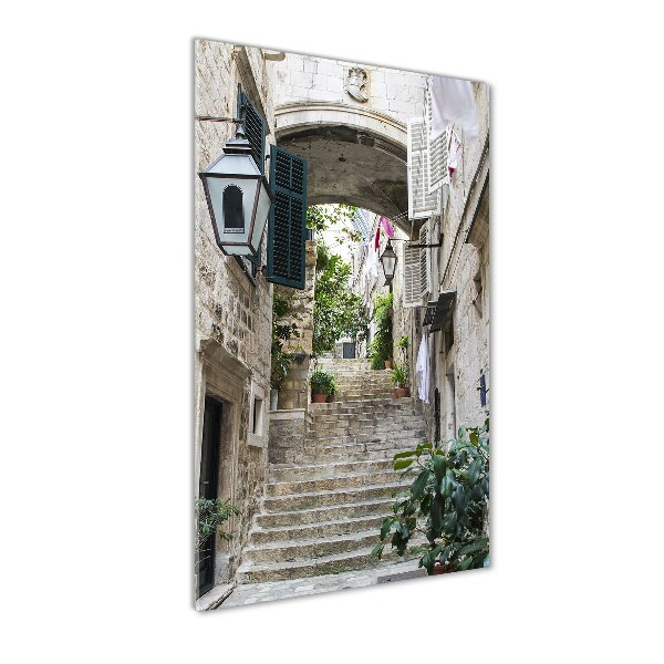 Print on acrylic Dubrovnik streets