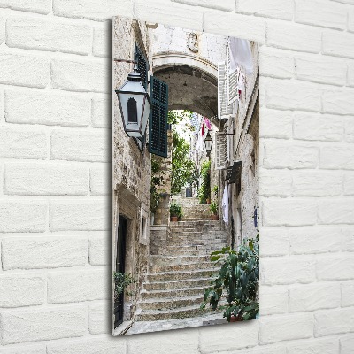 Print on acrylic Dubrovnik streets