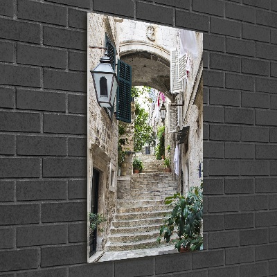 Print on acrylic Dubrovnik streets