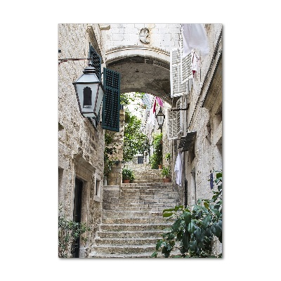 Print on acrylic Dubrovnik streets